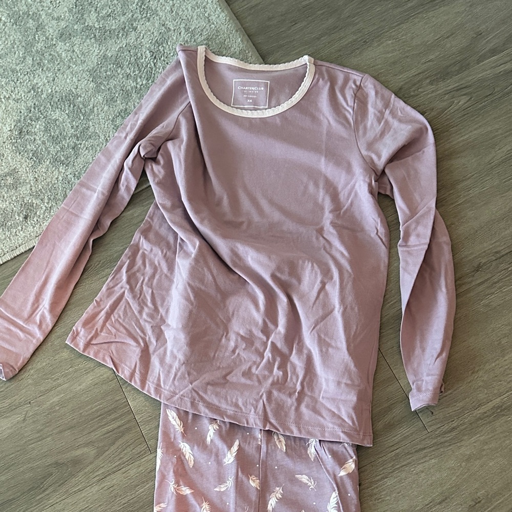 Charter Club Mauve Pajama Set